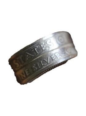 行走女神鹰洋银币制作戒指