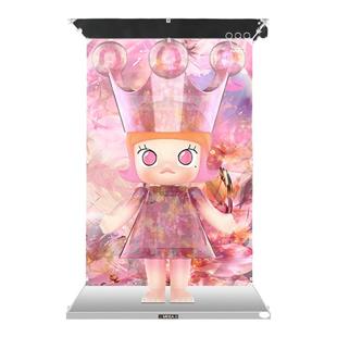 KGBOX泡泡玛特POPMARTMOLLY蜷川实花杏花400%1000%亚克力展示盒