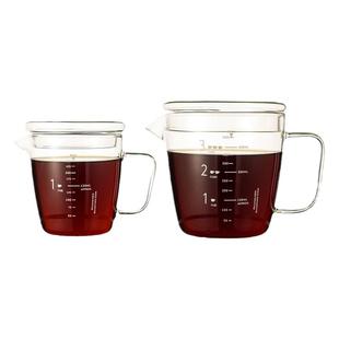 一屋窑玻璃量杯耐热无铅高硼硅防爆微波炉可明火牛奶杯带刻度杯