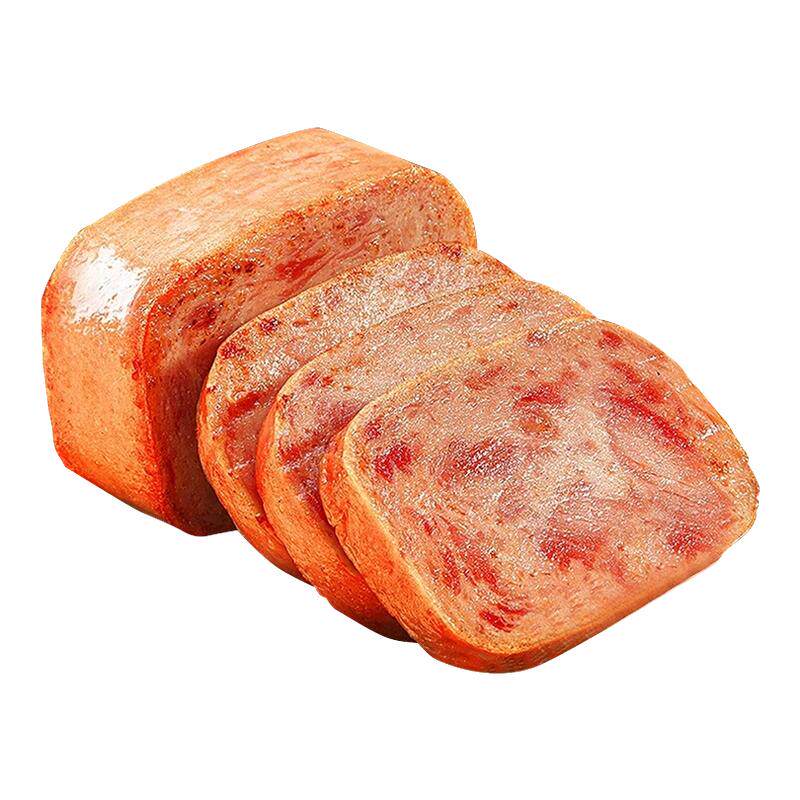 肉含量≥95%！正宗黑猪午餐肉！