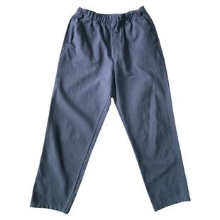 日系直筒裤男重磅纯棉宽松春秋新款男长裤裤经典款百搭纯色休闲裤