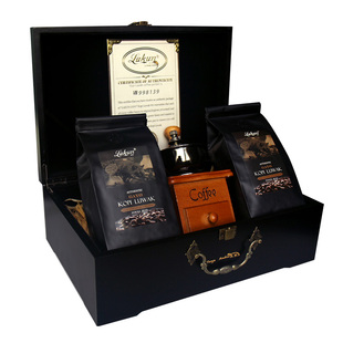 印尼原装进口kopi luwak猫屎咖啡豆现磨手冲麝香猫咖啡礼盒装送人