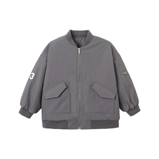 【飞行日记】柒号童仓时髦棒球棉服外套秋冬装新款亲子棉衣外套