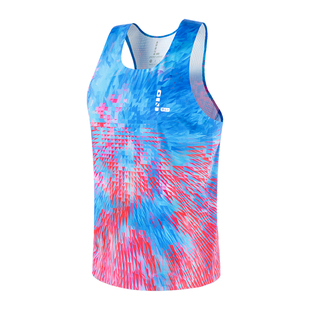 零阻力竞速马拉松跑步背心男运动训练比赛速干轻薄特体田径套服女