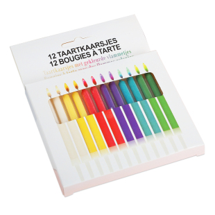 生日蜡烛蛋糕用网红彩虹彩色色火焰金色数字曲线小熊可爱儿童蜡烛