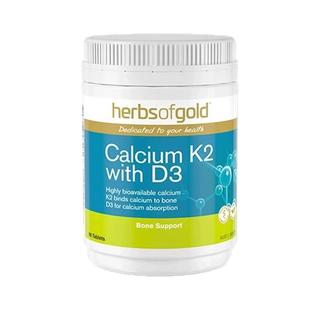 HerbsofGold和丽康海藻钙有机钙片成人孕妇补维生素K2d3护关节