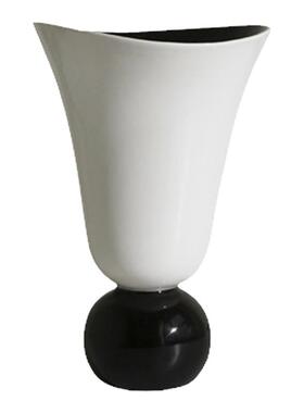 纳茉奶油复古陶瓷花瓶装饰品摆件