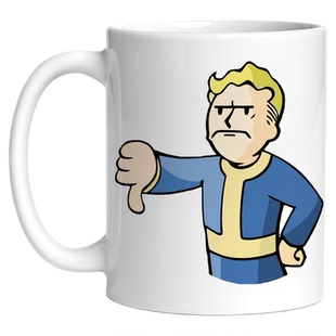 Fallout辐射水杯VaultBoy哔哔小子马克杯创意杯子游戏周边陶瓷杯