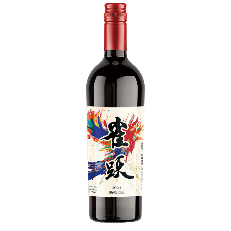 加佳怡园 雀跃半干红葡萄酒750ml 赤霞珠马瑟兰 中国宁夏贺兰山