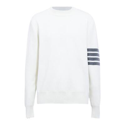 TB圆领男女同款四杠纹理毛衣