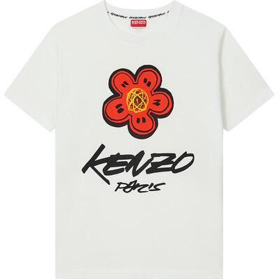 【Kenzo x Futura 2000】男女同款花朵图案T恤衫