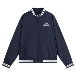 Kappa卡帕背靠背夹克外套男春季新款休闲棒球服男款防泼水上衣潮