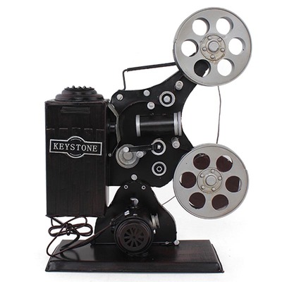 复古老式电影放映机怀旧古董模型
