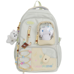 新款高颜值初中生书包小学生三到六年级大容量女高中生双肩包痛包