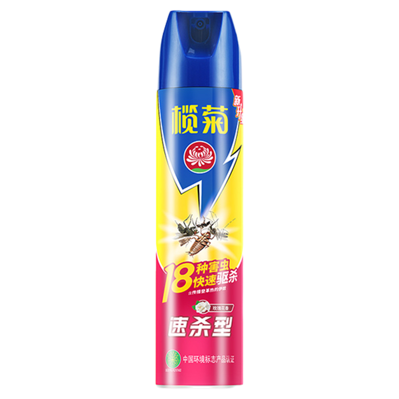 榄菊气雾剂速杀玫瑰300ml