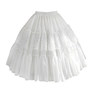 55cm暴力裙撑lolita鱼骨撑超蓬撑裙洛丽塔可调节lo裙裙撑雪纺衬裙