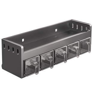 厨房调料置物架免打孔多功能壁挂调味品组合套装调料盒罐厨房家用