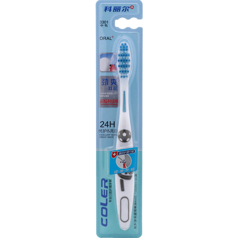 科丽尔大头硬毛去渍牙刷4支