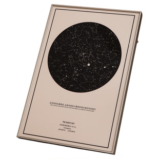 当晚星空正版晶瓷镜面定制星空图装饰画送男女朋友情人节创意礼物