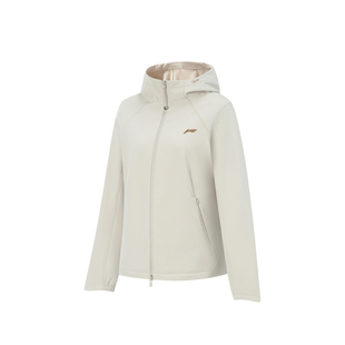 [李宁专场]李宁外套软壳女冬季新款户外跑步夹克加绒保暖防风