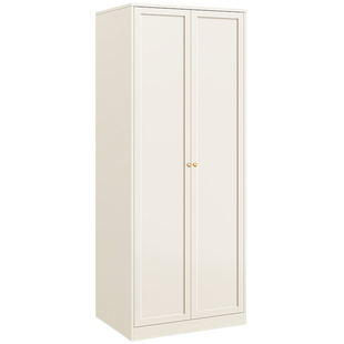 YDD家用阳台储物柜卧室双门三门衣柜室内防潮防晒铁皮收纳柜钢制