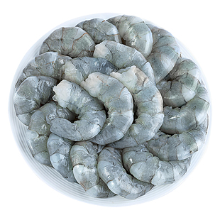 弹指鲜生青虾仁鲜冻海鲜水产大虾仁南美白虾对虾虾肉去虾线无冰