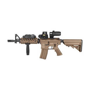 司马M4CQB军典M416金齿3代真人cs武器自动冲锋吃鸡枪电动连发玩具