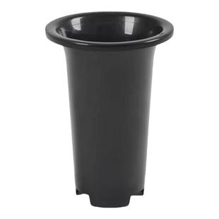 兰花专用盆加厚黑色塑料盆兰花种植盆兰草盆透气沥水无侧孔兰花盆