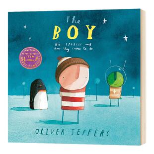 摘星星的孩子四本合集 智慧小孩 精装 The Boy His Stories and How They Came to be 英文原版绘本 奥利弗杰夫斯Oliver Jeffers