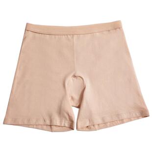 全棉时代安全裤女防走光纯棉中腰不卷边打底裤平角裤2025年夏新款