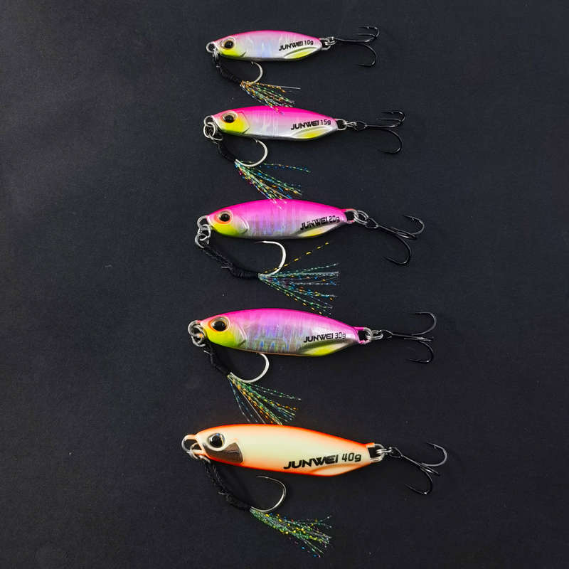 远投飘落小胖子铁板路亚饵淡水岸抛夜光海钓鲈鱼翘嘴鳜鱼假饵硬饵