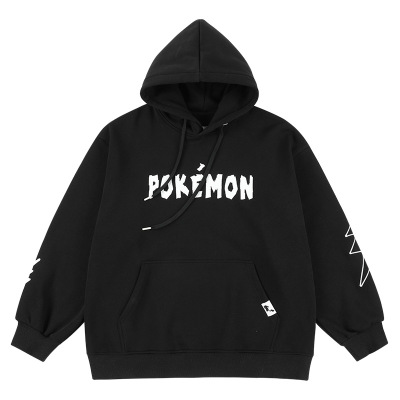 维动长袖连帽套头卫衣加绒运动男