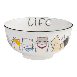 面碗个人专用家用陶瓷吃面泡面碗大号汤碗饭碗2025新款高颜值大碗