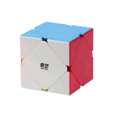 奇艺实色非贴纸斜转异形斜转魔方