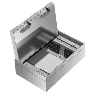 斯尔蒙地插插座地面隐形防水超薄隐藏式提前预埋底盒五孔地插座