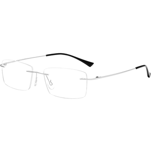 玫瑰的故事陈瑶白晓荷同款无边框眼镜近视女可配度数素颜高级感男