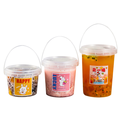 瑞丽水果桶杯1000ml桶水果茶桶