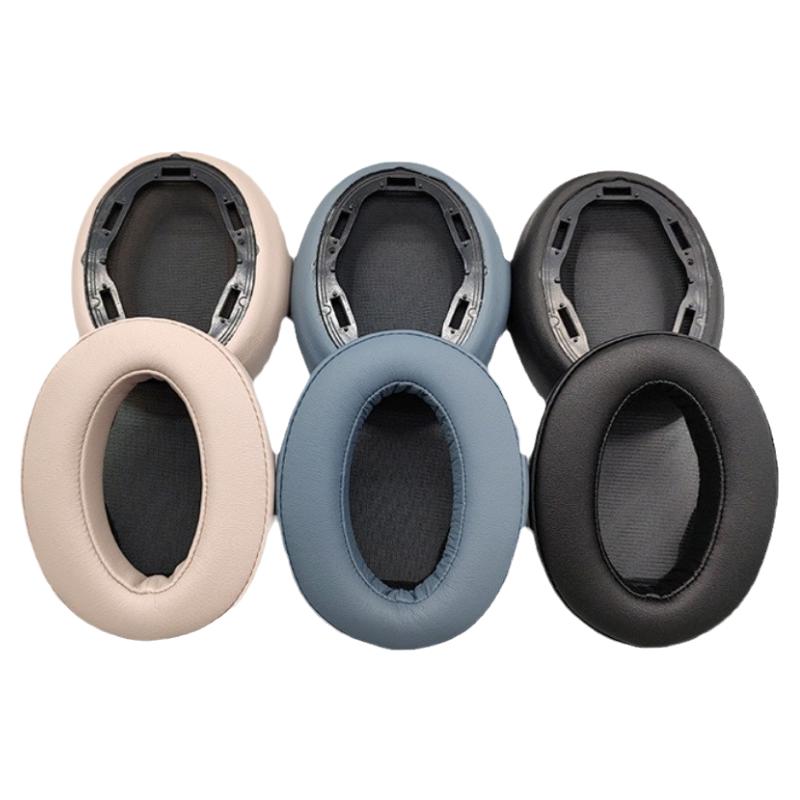 SONY索尼WH-H910N耳机套WH-H900N MDR-100ABN耳罩蓝牙头戴式蛋白皮套h900配件替换耳塞头梁垫