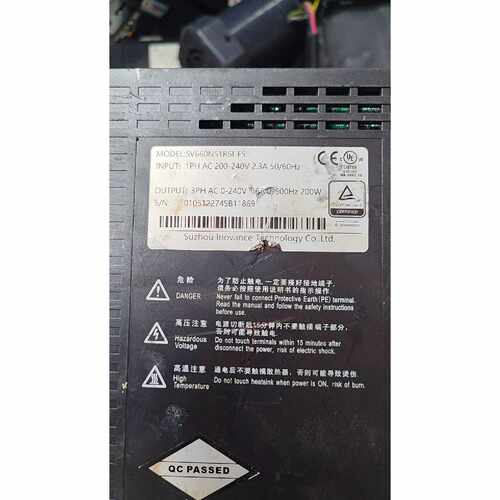 议价汇川伺服驱动器型号SV660NS1R6IFS200W功适用