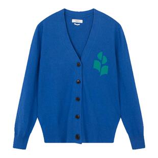 ISABEL MARANT ETOILE V领女士羊毛针织开衫毛衫银泰百货 301604