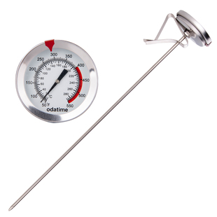欧达时 加长50cm油温液体专用测量温度计高精度商用机械式油温表