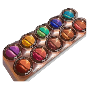 正品beautyglazed双色眼影大地色珠光哑光眼影盘舞台妆便携好上色