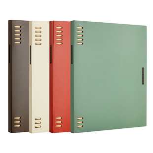 日本kokuyo国誉活页本b5活页笔记本可拆卸高中生a5一米新纯淡彩曲奇柔光campus本子简约学生不硌手八孔夹外壳