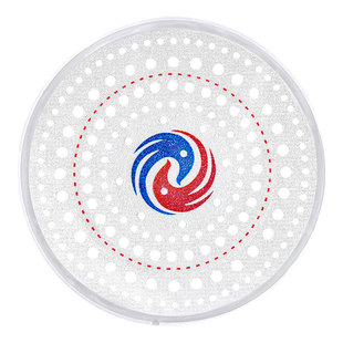 太极柔力球拍面168孔凤舞九天液态硅胶拍面青花瓷水晶大兜凹面