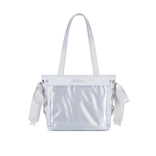 AORDA 外出小食量丝带痛包斜挎日常通勤二次元单肩托特包吧唧娃包