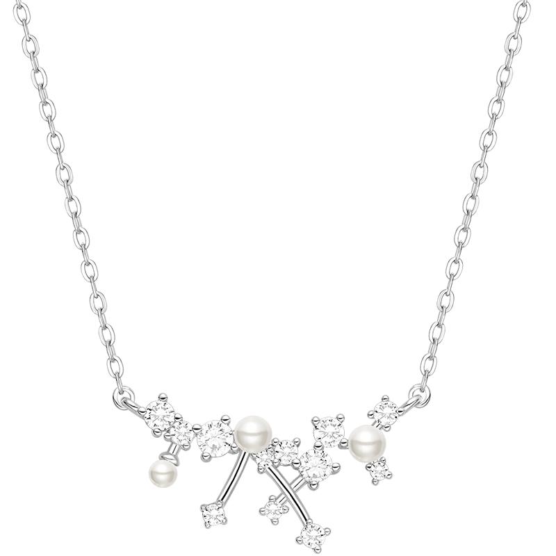 【自营】HEFANG Jewelry/何方珠宝小星云耳环/锁骨链 精致闪耀女