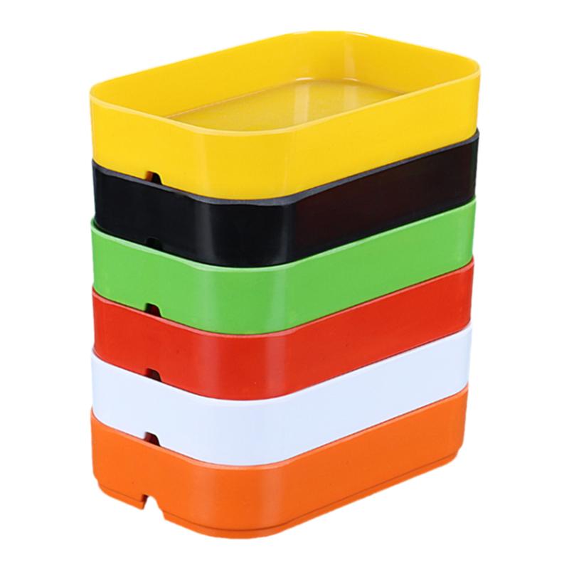 彩色配菜盘捞汁小海鲜盘子塑料自助烤肉火锅店餐具串串冰柜展示盘