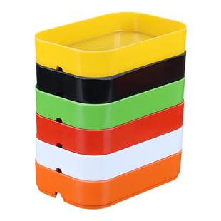 彩色配菜盘捞汁小海鲜盘子塑料自助烤肉火锅店餐具串串冰柜展示盘