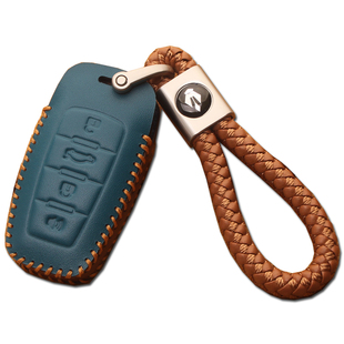 适用于2022款欧拉黑猫钥匙套白猫钥匙包真皮改装汽车专用小野猫扣