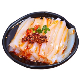 川北凉粉四川特产名优小吃豌豆凉粉白凉粉即食方便红典红油味凉粉